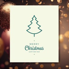 108 STUDIO 2026 새해 신년 병오년 설날 현수막, HC-11-christmas, 1개