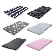 [풍년슈퍼] 엔젤홈스 3단매트 7종 접이식매트리스 /항균수면토퍼 /피톤치드