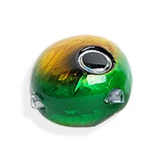 씨호크 유동식 타이라바 헤드 TR-S 참돔 루어낚시, 2개, 120g, 골드/그린