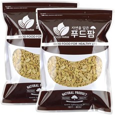 푸드팜 땅콩 햇 볶음땅콩(반태), 1kg, 2개