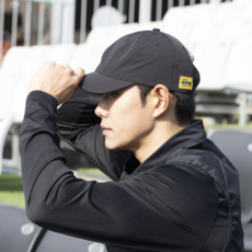 케이쎈 헬스모자 숏챙 운동 볼캡, 블랙, 1개