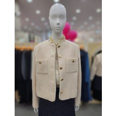 플라스틱아일랜드 노카라 부클 자켓 PQ4WJ563DJ 562773