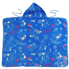 더블H샵 무민 망토담요 블루