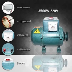 3500W/5000W 220V 소형 발전기 순동선 가솔린 엔진 영구 자석 브러시리스 벨트 디젤 조명 AC 발전기(3500W), 01 3500W, 1개