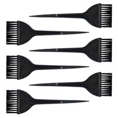 6-Pack Hair Dye Brushes - Reusable Applicator for Stylists Salon Use and Home DIY Dyeing Men Women, 6-Pack Hair Dye Brushes - Reus