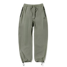 CGP 지퍼 배색 테크 조거 팬츠_카키 209155