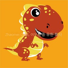 MEIISEO숫자 유화 DIY그림 그리기 셀프페인팅 침실 거실 장식, 공룡 12, 옵션1