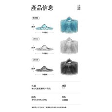 冰山一次性毛髮過濾網，衛生間浴室防堵神器，懶人地漏毛髮過濾網5只裝, 透明白1片
