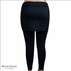 보들보들 후레아 촉감의 면 후라이스 기모 치마레깅스 스킨센스 쫄바지