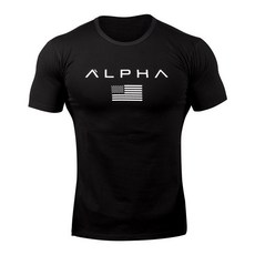 SPACE GYM Alpha alpha T恤 肌肉版型 短袖T恤 健身服飾 健身上衣 健身服