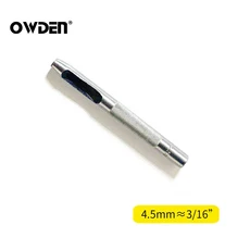 OWDEN 가죽 구멍 펀치 중공 라운드 홀 세트 도구 벨트 1mm-20mm, 27 4.5mm