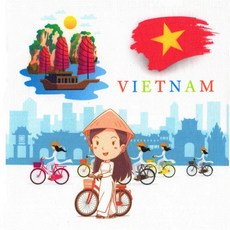 蝶古巴特 DIY 拼貼餐巾紙 越南, 1個, 22.5x22.5cm