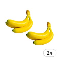 바나나 모형(3송이) 2개 과일 음식 모조 인조 가짜 채소