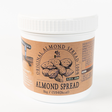 [국내제조] 100% 아몬드버터 프리미엄 1kg 무첨가 잼 아몬드잼, 1개