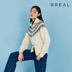 브리엘 25FW 노르딕 캐시미어 니트 집업 1종[런칭 가격 69 900원]