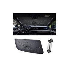 LUWU 2025 2026 Equinox 앞유리 햇빛 가리개 우산 접이식 UV 블록 전면 창문 가리개 2019-2026 및 블레이저 액세서리에 적합 단열 자동차 [드로스트링, 카이엔 2019-2026 & 마칸 2015-2026
