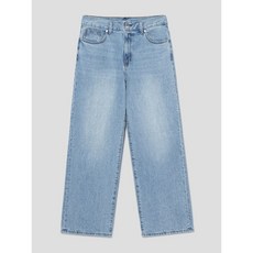 [국내매장정품] 에잇세컨즈 8SECONDS 에센셜 경량 와이드핏 데님 팬츠 스카이 블루 455721LP3Q 170886