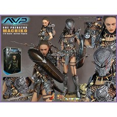 野獸國 Hot Toys MMS74《終極戰士》1/6 比例女鐵血戰士 可動人偶 (非 MMS53 MMS76 MMS130), 1個