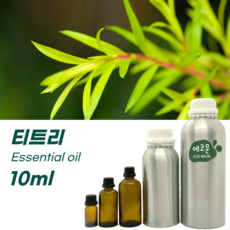 에코문 100% 천연 아로마 에센셜 오일, 1개, 10ml, 39. 티트리