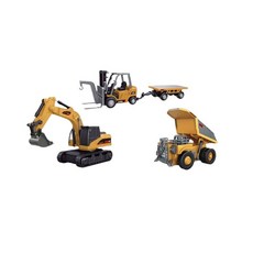 1/64 중장비 미니 RC카 지게차 포크레인 덤프 트럭 3종 무선 조정 자동차, 02. 덤프 트럭