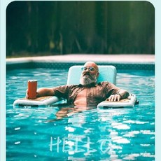 워터 해먹 대형 튜브 의자 투명 물놀이 플로팅 체어 바캉스, A.튜브의자, 1개