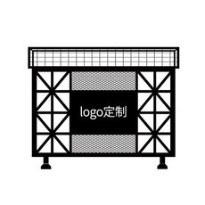 簡約鐵藝矮隔斷餐廳卡座圍欄墻火鍋飯店過道屏風 LKKY, 款式7 每平方