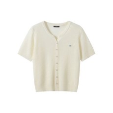 GGPX 빠른배송 데일리 라운드 반팔 니트 가디건 (GQBCK023D)