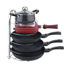 주방용 후라이팬정리대-스틸 후라이팬 주방 주방정리대 후라이팬정리 주방용품+동아상사Shop