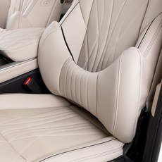 아임반 차량용 리본 허리쿠션 3세대, 바닐라베이지, 1개