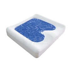 來而康 悅發 凝膠座墊 複合型固態凝膠減壓座墊 GEL-SEAT-023 輪椅坐墊D款補助 贈輪椅置物袋, 1個, 16吋