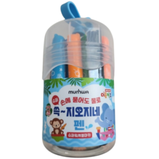 문화연필 더존키즈 쓱 지오지네 슈퍼워셔블 마카, 12색, 3세트