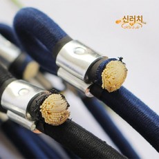 트램폴린 고무줄 부품 육각 점핑 교체용, 지름 15 mm 길이 2 m블랙, 1개