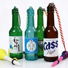 골프 술병 소주 맥주 티걸이 티꽂이 티홀더 골프악세사리 필드용품 라운딩 단체 선물, 1개, 참이슬티걸이