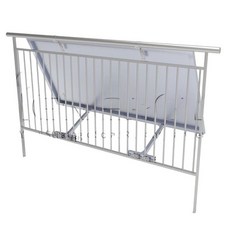 베란다 태양광 패널 전용 브라켓 야외 판넬 충전 집열판 거치대 조절식, 1개, 태양광 베란다 지지대