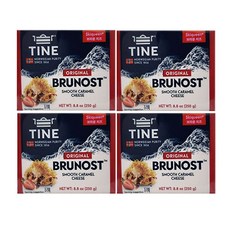 티네스키 퀸 오리지널 브라운치즈 250gx4개, 250g, 4개