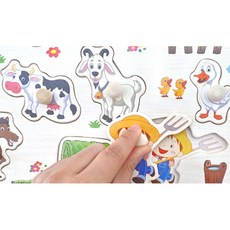 나무퍼즐 동물 나무 농사 교육용 가베 퍼즐교구 유아퍼즐 놀이학습 유아그림퍼즐 집콕놀이