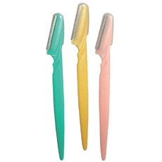彩色修眉刀(3入) 美容工具, 1個, 806韓式L型, N/A