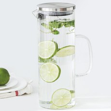 네오플램 내열유리 냉장고 물병 물통 1.6L, 1개