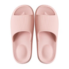인사이드리빙 발편한 푹신한 편안한 쿠션 층간소음 실내 거실 실내용 슬리퍼 실내화, 핑크, 1개