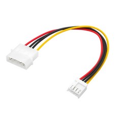 티놀지 IDE 4P to FDD 전원 젠더 케이블 12V 17cm [T-IDE-FDD], 1개