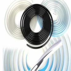 실버 도어몰딩 블랙 차량용 도어범퍼 자동차도어가드 3M 25121EA 1(PC), 1개