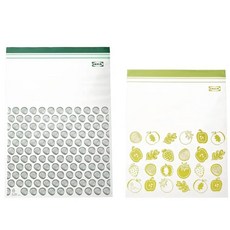 이케아 이스타드 지퍼백 6리터 + 4.5리터 특대형 총 30개, 30개입, 1개