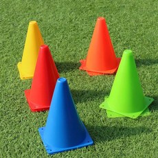 운동장 소품 축구 훈련용 칼라콘 체육활동용 라바콘 칼라콘 축구콘 체육교구 컬러콘, 블루