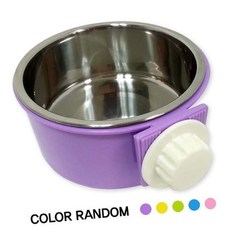 미엘펫식기 스텐밥그릇 강아지 고양이 미엘펫 철장걸이 스텐식기 반려동물 애견, 1