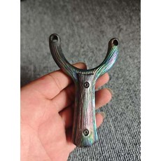 鈦合金 樹紋雕刻 炫彩烤色 單卡 錐度孔卡 射箭配件, 如圖所示, 1個