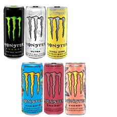 코카콜라 몬스터에너지 파이프라인펀치, 355ml, 6개