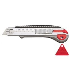 NT Cutter 金屬6連發大型美工刀 L-2000RP 自動鎖定 固定卡榫鈕 L-2000P, 1個