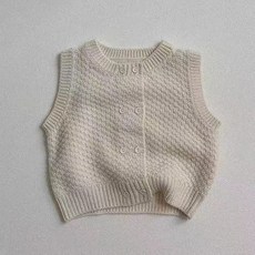 atomeme 兒童針織馬甲背心 韓版春秋款童裝外穿