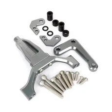 YAMAHA MT09 2024 오토바이 CNC 알루미늄 조정 가능한 스티어링 댐퍼 안정기 안전 제어 브래킷 키트, 01 빠른, 13 Titanium Bracket