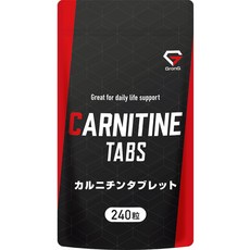 글론 GronG 카르니틴 태블릿 240 알 약 60 일분 L- 카르니틴 보충제, 1개
